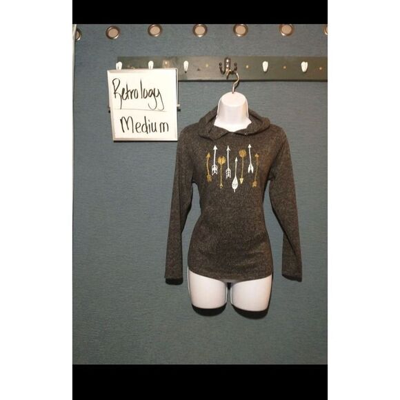 Retrology lightweight soft arrow hoodie medium - Picture 1 of 3